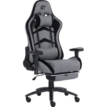 Ігрове крісло GT Racer X-2534-F Fabric Gray/Black Suede	: undefined undefined