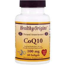 Healthy Origins CoQ10 (Kaneka Q10®) 100 mg 60 caps Коензим Q10: Тип Коензим