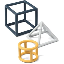 Образовательные прорезыватели Babyono Geometric Желтый/белый/черный (514/01): Производитель BabyOno