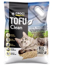 Наповнювач для котячого туалету Croci Tofu Clean 6 л (8023222138117): Вид Соевый