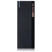 Зовнішній акумулятор WK Power Bank Kpower Smart 5000mAh Black: Кількість USB 1