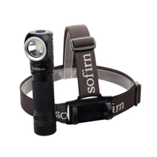Фонарь туристический Sofirn SP40 5000K LH351D IPX7 1200 Lumen black с аккумулятором 18650 (1 х 3000мАч): Тип Налобный