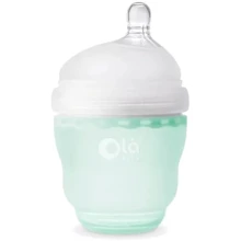 Антиколиковая бутылочка Olababy GentleBottle бирюзовый 120 мл (80420): Материал силикон