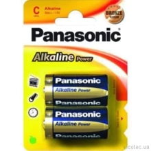 Батарейка Panasonic ALKALINE POWER C BLI 2 (LR14REB/2BP): Тип батарейка C