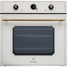 Духова шафа електрична Perfelli BOE 6644 IV Retro: Об'єм, л 64