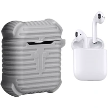 Чехол для наушников Becover Case Protective i-Smile with Belt Gray IPH1371 (702354) for Apple AirPods: undefined undefined