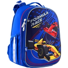 Рюкзак школьный, каркасный YES H-25 "Formula Race" (556185): Возрастная группа от 6 до 10 лет