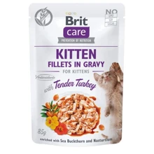 Brit Care Kitten Fillets Gravy Tender Turkey pouch 85 г: Тип вологий корм