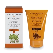 L'Erbolario Сонцезахисний крем з Морквою, олією Кунжуту та олією ши SPF 30 125 ml: Призначення Защита от солнца