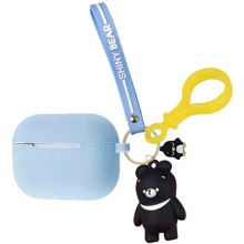 Чехол для наушников TPU Case Cute Charm Bear Blue for Apple AirPods Pro: Тип Чехол