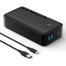 Внешний аккумулятор Anker Power Bank 40000mAh 347 30W Black (A1377): Количество USB 3