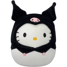 Мягкая игрушка Squishmallows Хеллоу Китти в образе Куроми 20 см (SQSN00388): Тип герои мультфильмов и кино