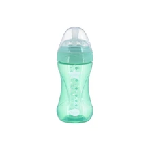 Пляшечка Nuvita для годування Mimic Cool 250 мл 3+ антиколікова зелена (NV6032GREEN): Матеріал пластик