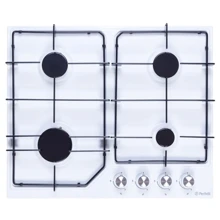 Варочная поверхность газовая Perfelli HGM 61414 WH: Расположение панели Фронтальное
