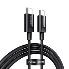 Кабель Baseus Cable USB-C to USB-C Xiaobai Series 1.5m Black (CATSW-D01): Тип USB-C - USB-C