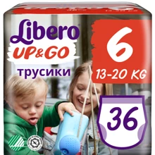 Libero Up & Go 6 (13-20кг) (36): Тип Підгузки-трусики