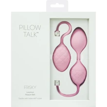 Розкішні вагінальні кульки PILLOW TALK - Frisky Pink з кристалом Сваровські: Для кого Для жінок