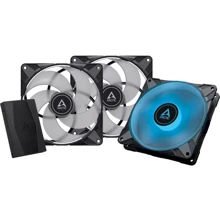 Кулер Arctic P14 PWM PST RGB 3-Pack (ACFAN00256A): Рівень шуму, dB 22.4