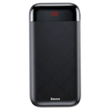 Внешний аккумулятор Baseus Power Bank 20000mAh Mini Cu Digital LCD Black (PPALL-CKU01): Количество USB 3