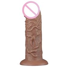 Фаллоимитатор LoveToy Realistic Chubby Dildo Brown 10.5": Назначение Вагинальные