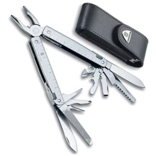 Мультитул Victorinox Swisstool 115мм/27предметов + черный кожаный чехол (3.0323.L): Тип мультитул (многофункциональный инструмент)