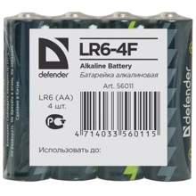 Defender AA bat Alkaline 4шт (56011): undefined undefined