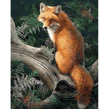 Картина по номерам Origami Лиса на дереве 40x50 см LW3009: Производитель Origami