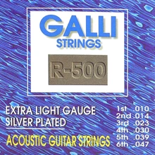 Струна для гитар Струны для акустической гитары Gallistrings R-500: Тип Комплект струн