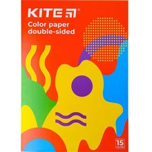 Бумага Kite Fantasy цветная двусторонняя А4 15 листов (K22-250-2): undefined undefined