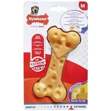 Игрушка Nylabone Extreme Chew Cheese Bone жевательная для собак вкус сыра M до 16 кг 12.5x6x3 см (54508): Производитель Nylabone