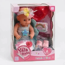 Пупс Yala Baby YL 1875 A 6 функций, с аксессуарами: Производитель Yala Baby