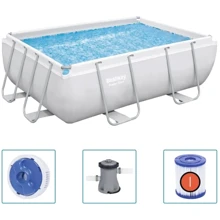 Бассейн Bestway каркасный 3662 л 282х196х84 см картриджный фильтр-насос 1250 л/ч дозатор хлора (56629): undefined undefined