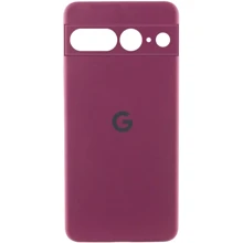 Чохол для телефона Lakshmi Premium Silicone Case з Logo Full Camera Plum for Google Pixel 7 Pro: Сумісність Google Pixel 7 Pro