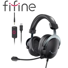 Навушники Fifine H9 Black: Тип конструкції повнорозмірні