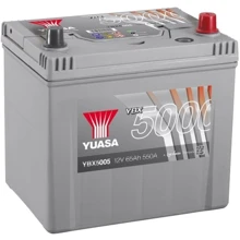Автомобільний акумулятор Yuasa YBX5005: Ємність, Ач 65
