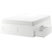 Каркас кровати с ящиками ІКЕА BRIMNES 140х200 см (590.187.34): undefined undefined