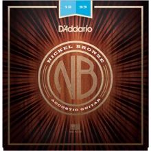 Струна для гитар Струны D`ADDARIO NB1253 NICKEL BRONZE LIGHT 12-53: Тип Комплект струн