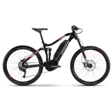 Электровелосипед Haibike SDURO FullSeven LT 2.0 500Wh 10 s. Deore 27.5", рама М, черно-бело-красный, 2020: Цвет черный
