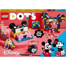 Конструктор LEGO DOTS Коробка «Снова в школу» из Микки и Минни Маусами (41964): Серия DOTs