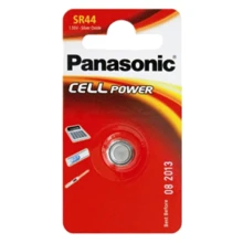 Батарейка Panasonic SR 44 BLI 1 (SR-44EL/1B): Емкость 180 мАч