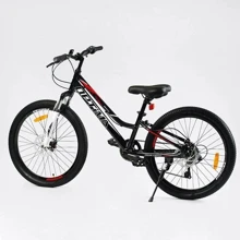 Велосипед Corso Optima 24" красный (TM-24100): Диаметр колес, дюймов 24