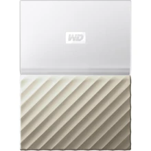Зовнішній жорсткий диск USB 2.0TB WD My Passport Ultra White/Gold (WDBFKT0020BGD-WESN): Розміри, мм 110 x 81.5 x 13.5