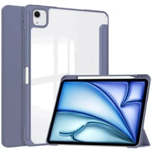 Аксессуар для iPad BeCover Soft Edge TPU with Pencil mount Purple for iPad Air 13 (2024 / 2025) (711713): Цвет фиолетовый
