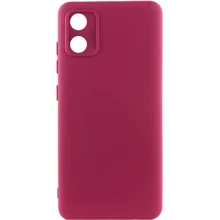 Чехол для телефонов TPU Case Getman Liquid Silk Full Camera Marsala for Motorola Moto E13: Совместимость Motorola Moto E13