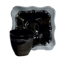 Сервиз Luminarc Authentic Silver Black H8407 (6x220 мл чай): undefined undefined