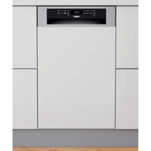 Встраиваемая посудомоечная машина Whirlpool WSBO 3O23 PFX: Цвет серебристый