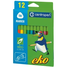 Фломастери CENTROPEN 2560 Еко, набір 12 шт. (2560/12): Тип Cтандарт