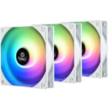 Кулер Enermax HF120 ARGB 120mm White 3-Pack (UCHF12PARGB-W-BP3): Уровень шума, dB 27
