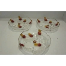 Набор тарелок Walther Glas Nadin-Red-Gold 3шт (6141WG): Тип Набор тарелок