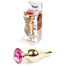 Анальна пробка Boss Series - Jewellery Gold BUTT PLUG Pink (BS6400062): Для кого унісекс